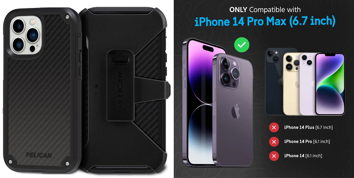 PELICAN SHIELD KEVLAR アイフォン14 PRO Amazon.com: Pelican Shield Kevlar Series - iPhone 14 Pro Max